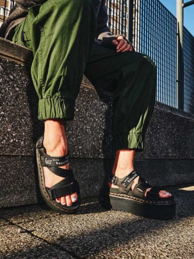 Dr. Martens Kimber Logo Webbing Strap Sandals - Image 9