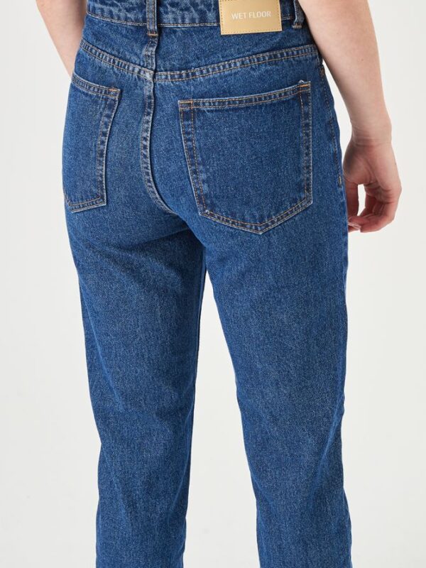 Wet Floor High Waist Mom Jeans - Image 4