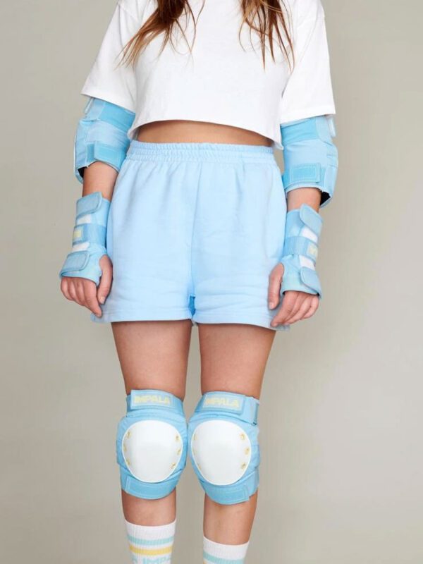 Impala Protective Set Youth Sky Blue/Yellow - Image 6