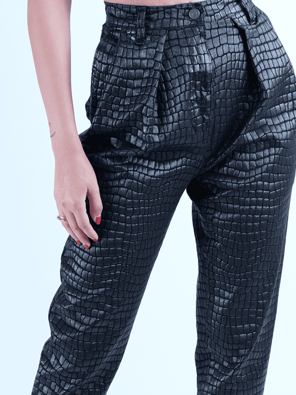 Salt & Pepper Marcella S/W Black Croco - Image 3