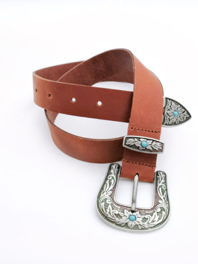 Salt & Pepper Julianna Tan Leather Belt - Image 5