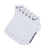 Κάλτσες μέχρι τον αστράγαλο σε λευκό χρώμα από την εταιρία Karl Kani.