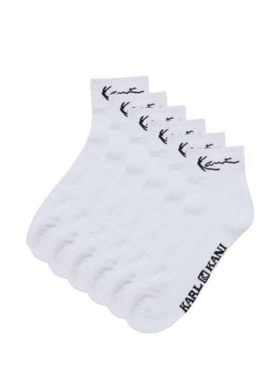 Κάλτσες μέχρι τον αστράγαλο σε λευκό χρώμα από την εταιρία Karl Kani.