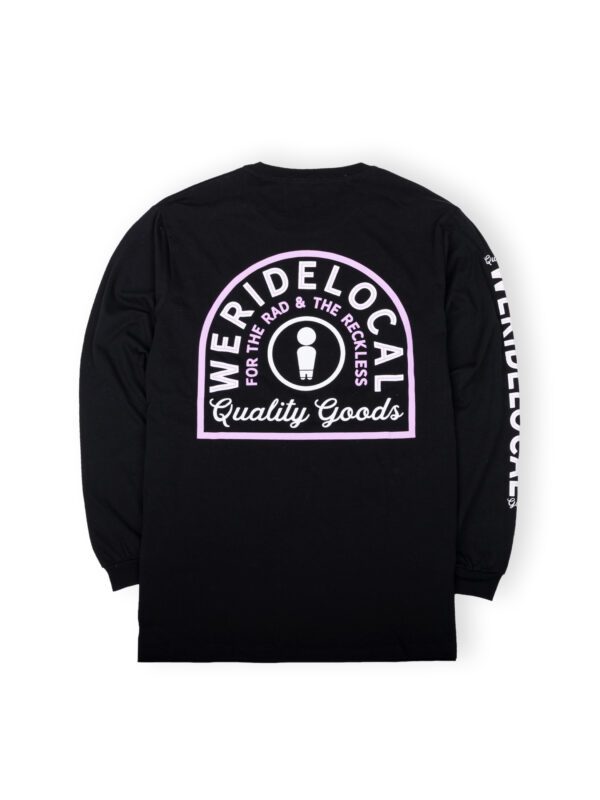 Division Black Longsleeve Ανδρική Μπλούζα - Image 3