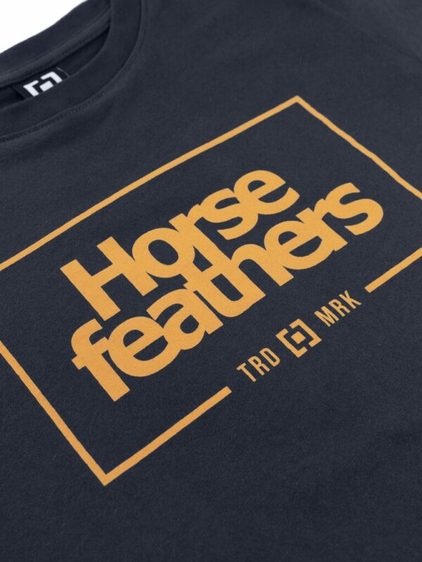 Horsefeathers Label Youth T-shirt - Midnight Navy - Image 6