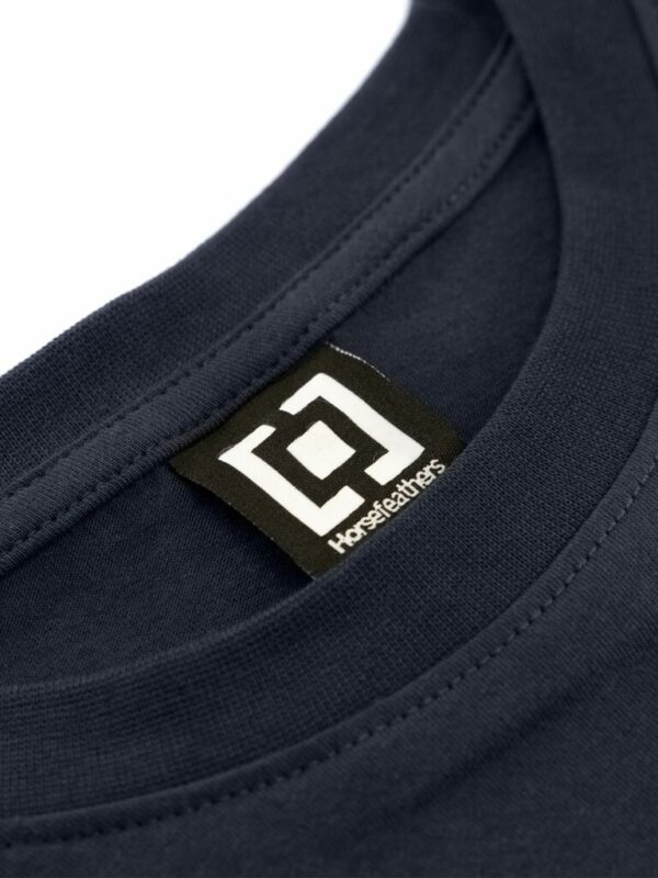 Horsefeathers Label Youth T-shirt - Midnight Navy - Image 7