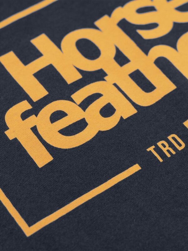 Horsefeathers Label Youth T-shirt - Midnight Navy - Image 8