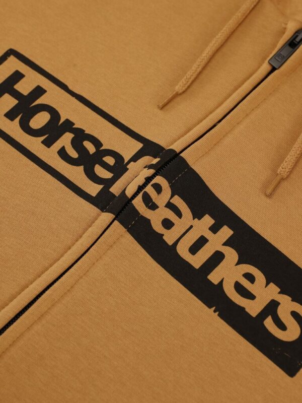 Horsefeathers Block Ανδρικό Zip Hoodie - Spruce Yellow - Image 8