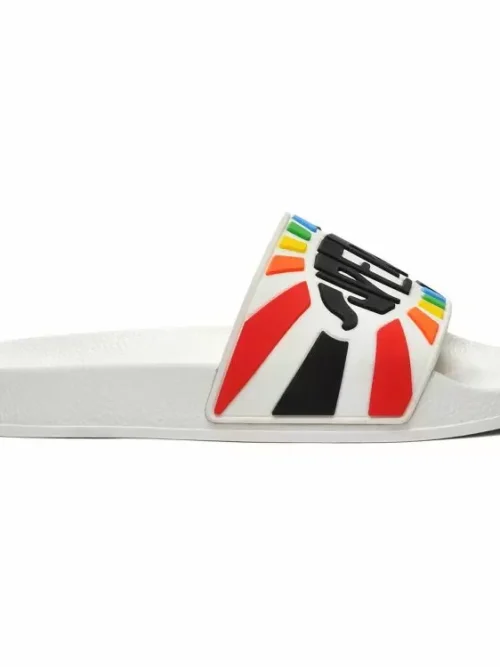 Superga Slides Multicolor White Παντόφλες - Image 4