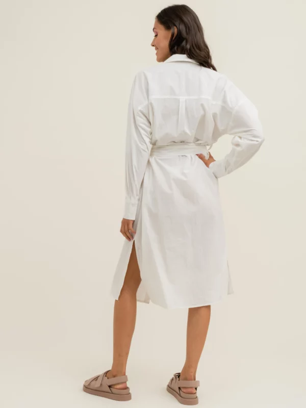 Meja Shirt Dress White Φόρεμα - Image 3