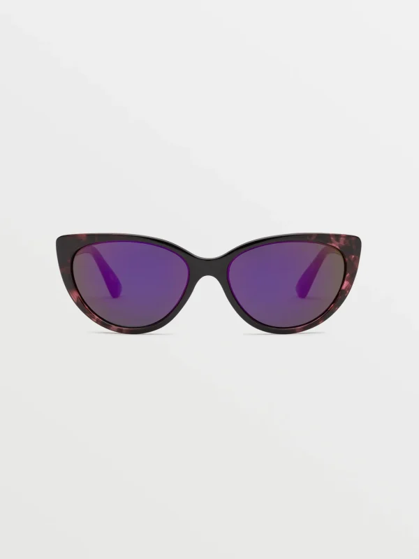 Butter Sunglasses Gloss Purple Tort/Grey Purple Crome