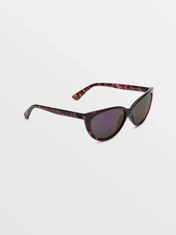 Butter Sunglasses Gloss Purple Tort/Grey Purple Crome - Image 3
