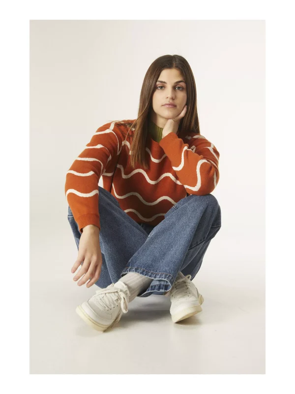 Blue Five Pocket Straight Jeans Γυναικείο Τζιν - Image 5