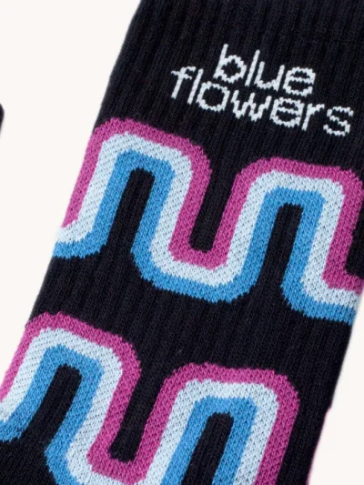 Blue Flowers Tutti Fruity Socks - Image 3