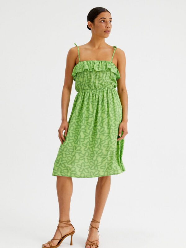 Floral Strappy Midi Dress - Image 3