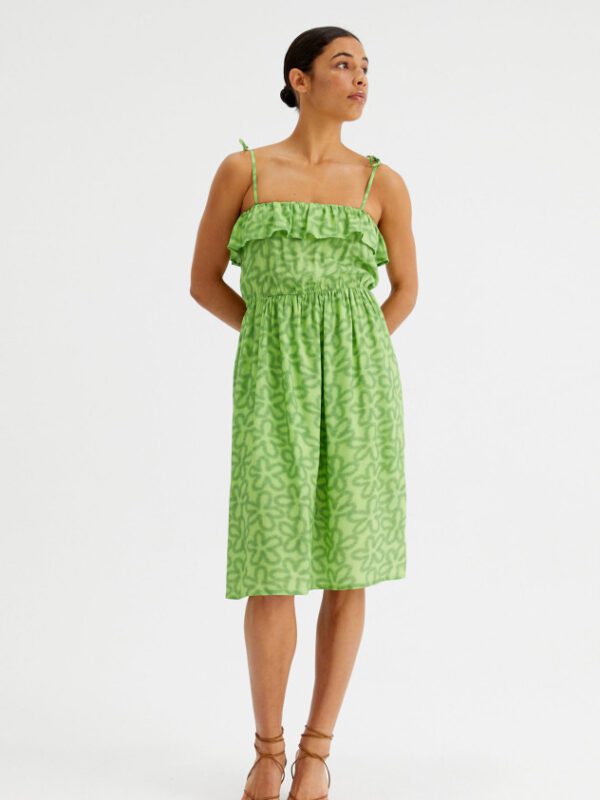 Floral Strappy Midi Dress - Image 4