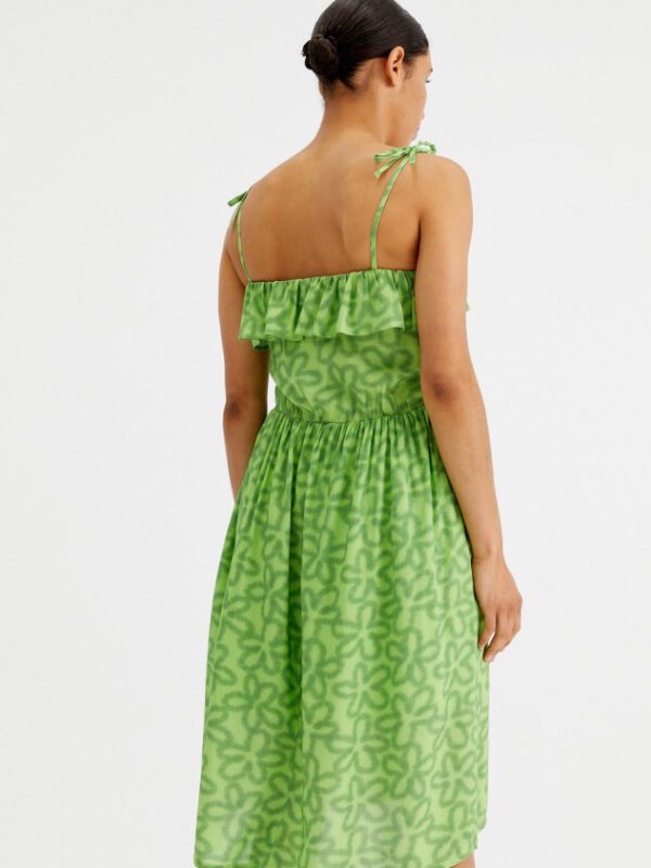 Floral Strappy Midi Dress - Image 5