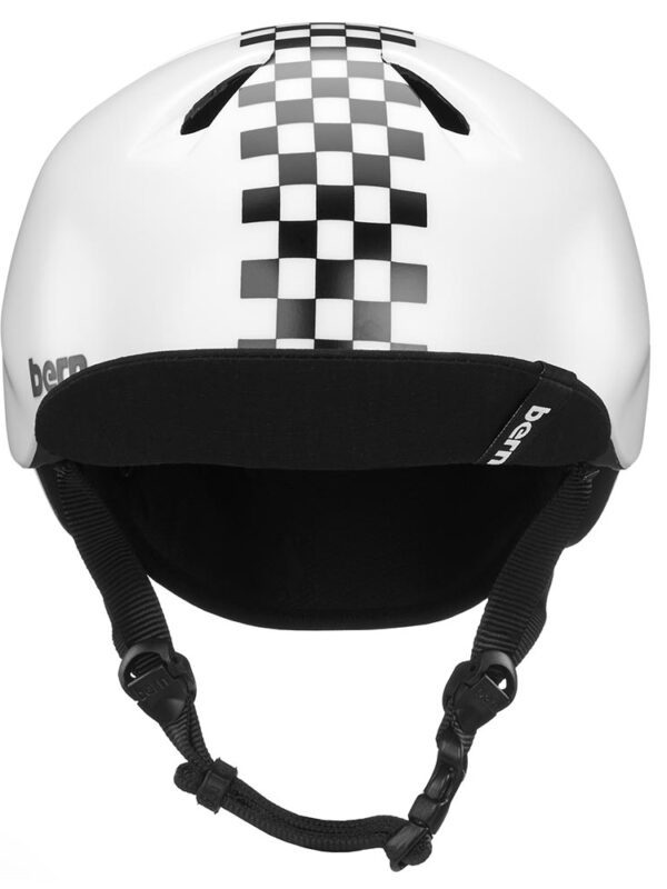Bern Nino Visor Helmet Black Checkers - Image 3