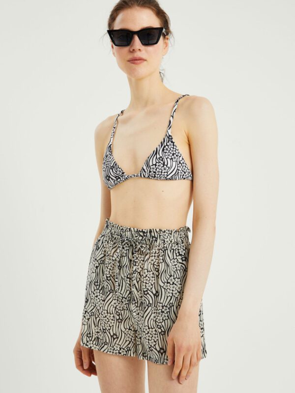 Compania Fantastica Floral Print Bikini Top - Image 4