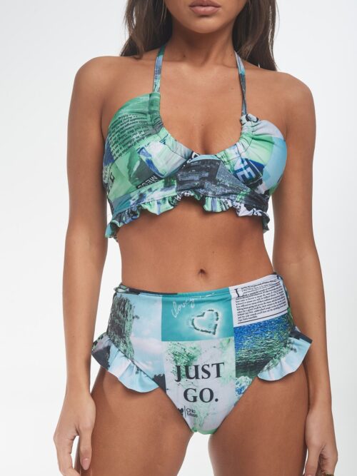 Chic Mess Peru Bali Green Bikini - Image 3