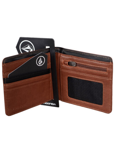 Volcom Slim Stone Pu Wallet Ανδρικό Πορτοφόλι - Image 4