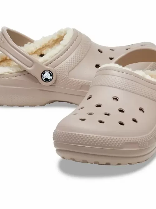 Crocs Classic Lined Clog - Mushroom Bone - Image 3