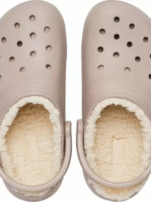 Crocs Classic Lined Clog - Mushroom Bone - Image 4