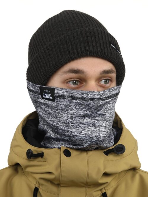 Horsefeathers Lightweight Neck Warmer - Heather Gray - Image 4