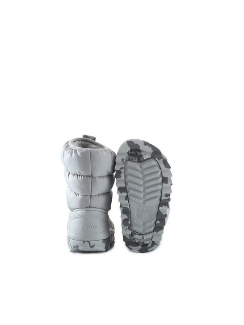 Crocs Classic Neo Puff Boot K – Grey - Image 3