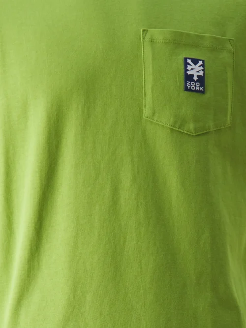 Zoo York man Initial Pocket Tee Green - Image 4