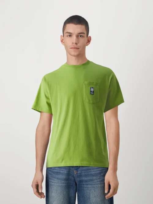 Zoo York man Initial Pocket Tee Green - Image 5