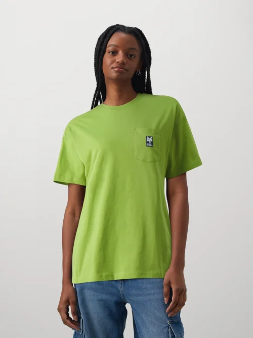 Zoo York man Initial Pocket Tee Green - Image 8