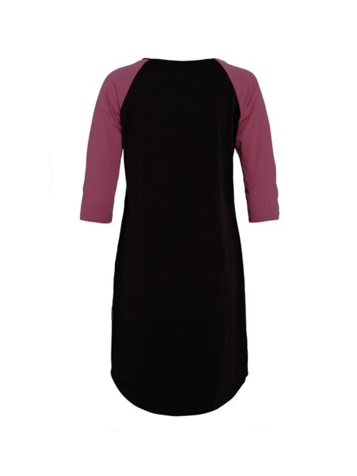 Horsefeathers Meena Dress - Black/Maroon - Image 3