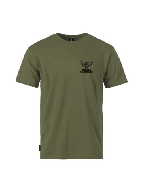 Horsefeathers Wheel T-shirt – Green - Image 1