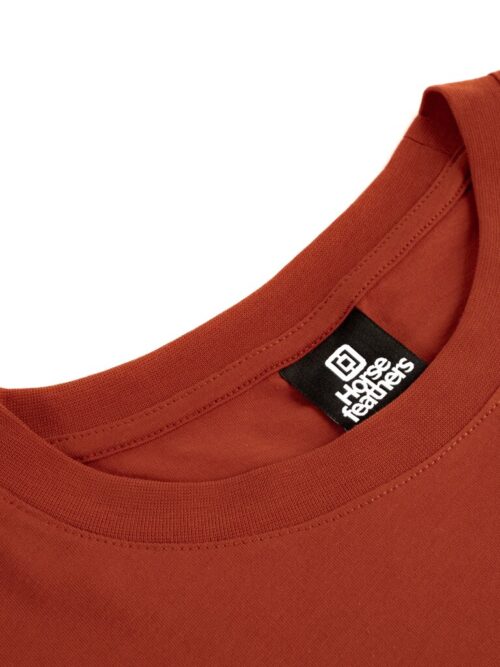 Horsefeathers Minimalist II T-shirt - Orange Rust - Image 5