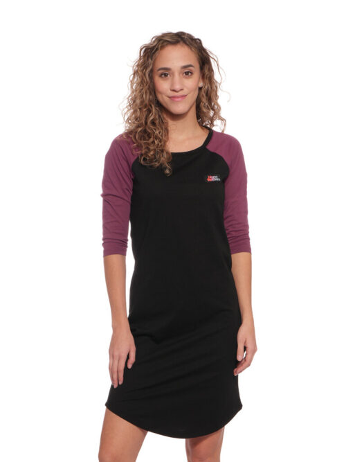 Horsefeathers Meena Dress - Black/Maroon - Image 5