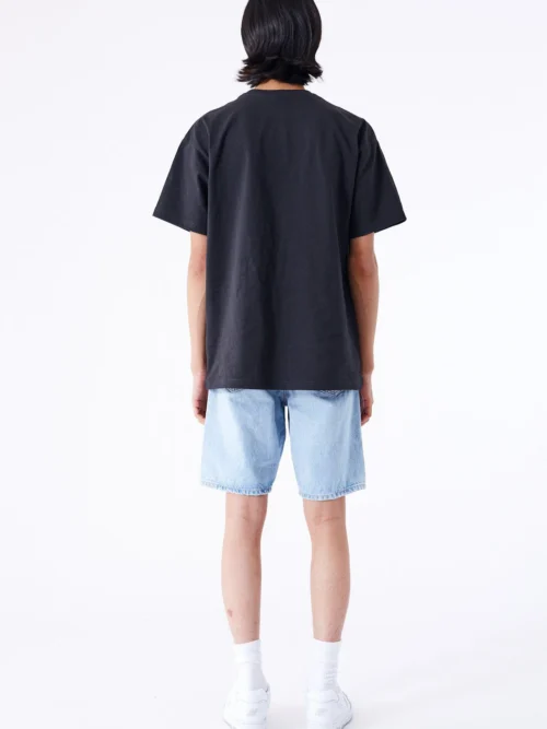 DrDenim Dash Denim Shorts - Stream Light Worn - Image 4