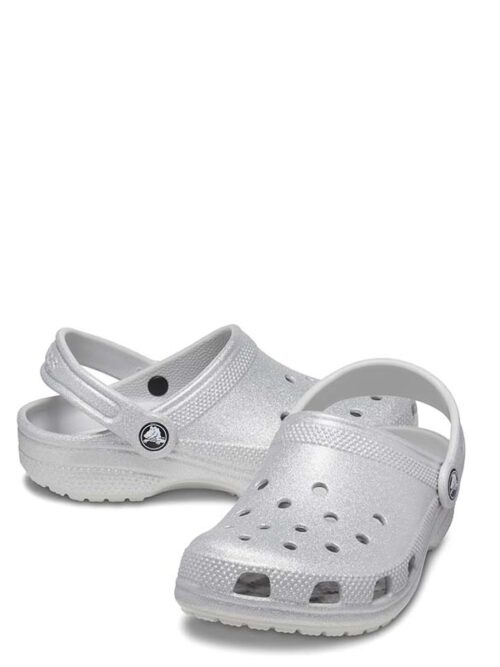 Classic Glitter Clog K - Silver - Image 3