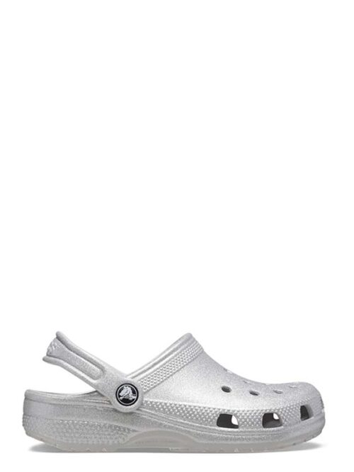 Classic Glitter Clog K - Silver