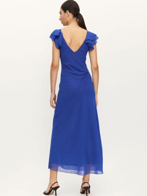 Compania Fantastica Long Blue Dress - Image 3