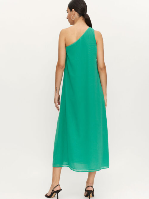 Compania Fantastica Long Green Scarf Asymmetrical Dress - Image 3