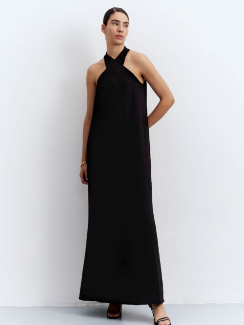 Compania Fantasitca Long Black Dress - Image 6