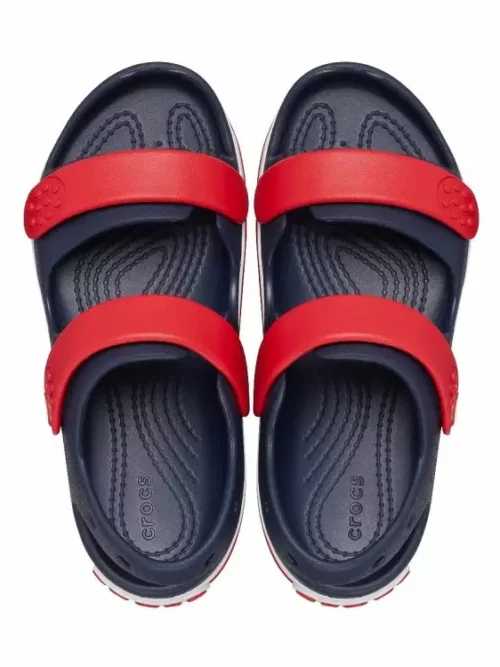 Crocs Crocband Cruiser Sandal T - Navy/Varsity Red - Image 4