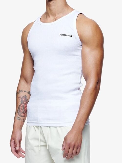 Pegador Logo Rib Undershirt - White - Image 4