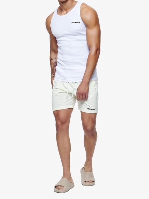 Pegador Logo Rib Undershirt - White - Image 6