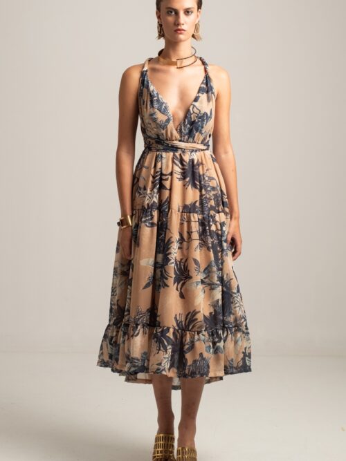 Peace & Chaos Tundra Twist-Me Long Dress - Image 3