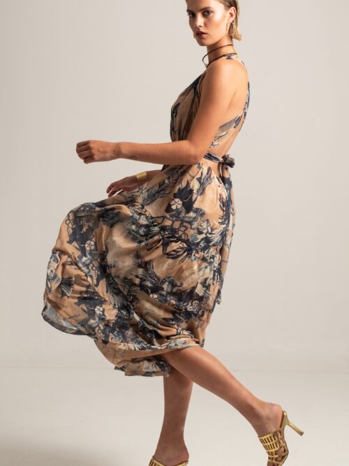 Peace & Chaos Tundra Twist-Me Long Dress - Image 4