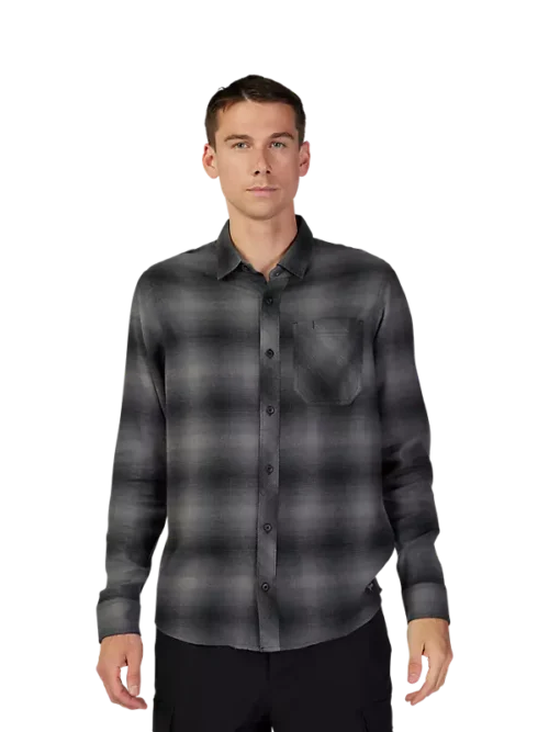 Fox Survivalist Flannel Shirt - Black