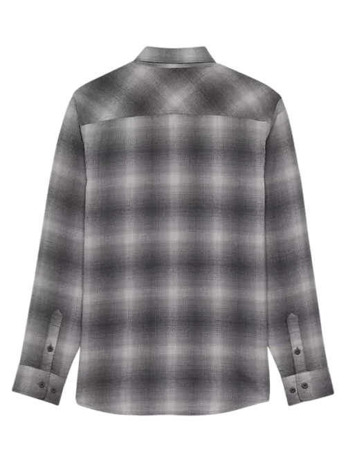 Fox Survivalist Flannel Shirt - Light Grey - Image 3