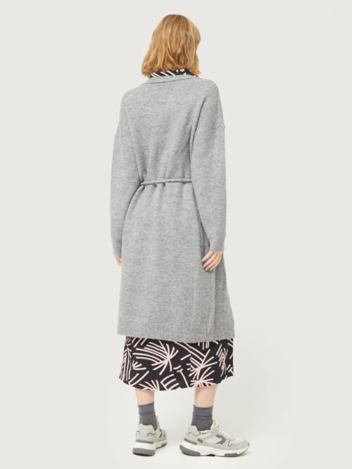 Compania Fantastica Long Knitted Jakcet - Grey - Image 3